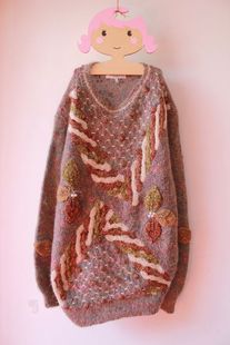 【特价】奶茶妹妹章泽天明星同款圆领女毛衣长