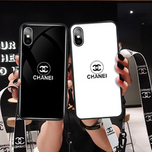 香奈儿苹果X手机壳iPhoneXR玻璃XSMAX个性创意7plus网红女款XS潮牌时尚6splus抖音同款8plus全包i7保护套8p