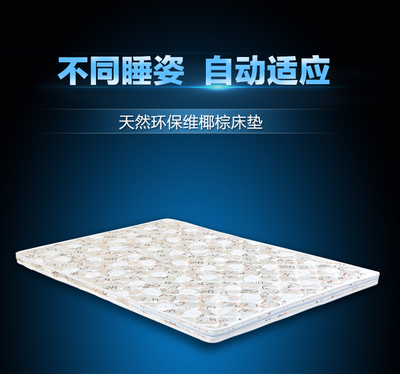 新品环保棕垫天然椰棕成人儿童软硬两用经济型棕榈床垫折叠可定做