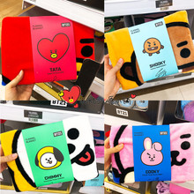 韩国采购BTS防弹少年团BT21毛毯飞机毯休闲毯子沙发午睡毯便携