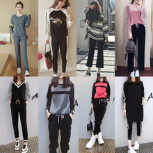 显瘦两件套春秋产后喂奶衣 时尚 外出春季2019哺乳衣辣妈款 哺乳套装