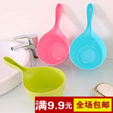 满包邮水瓢水舀水勺厨房用水瓢塑料水瓢长柄水瓢 加厚塑料水勺子
