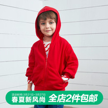 迷你巴拉巴拉男女童帽衫便服2019春新款儿童廓形宽松纯棉外套潮