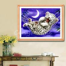 Good Promotion Handmade Counted Cross Stitch Kit Baby Tiger