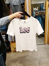 纯棉女装 宽松百搭短袖 T恤1L12 菲律宾 新款 正品 lee 代购 19年夏款