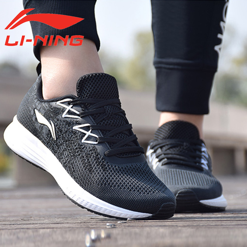 Li Ning Running Shoes Women's Autumn Running Shoes 2018 New Genuine Walking Shoes Women's Mesh Breathable Casual Sports Shoes