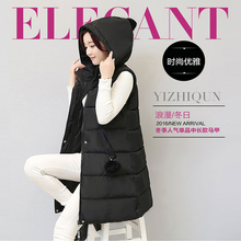 棉马甲冬装女2018新款韩版羽绒棉服女装中长款马夹冬季背心外套潮图片