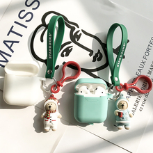 苹果无线耳机新airpods2保护套潮牌硅胶配件可爱保护盒防摔卡通