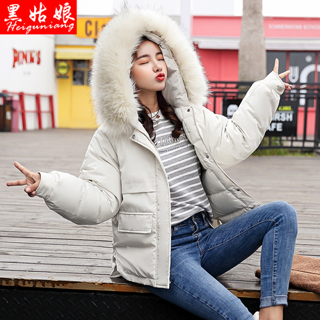 棉服外套韩版冬季女装反季加厚短款棉袄宽松bf学生面包服棉衣冬装商品大图