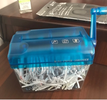 小型家庭机手摇碎纸机手动粉绞型打粉碎器手工便携式迷你粉碎机