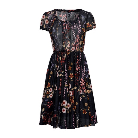 EMPORIO ARMANI/阿玛尼 2018女装新款花卉短袖连衣裙3Z2A72-2N09Z商品大图