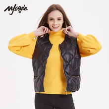 MJSTYLE 女装冬季时尚潮款白鸭绒羽绒马甲背心外套-816170017图片