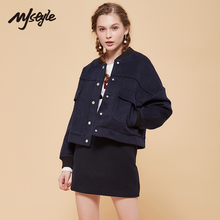 MJstyle TOPFEELING女装秋冬宽松女短款外套-817130026图片