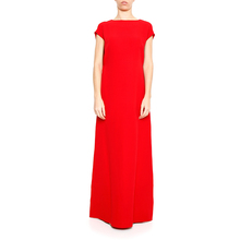 Valentino/华伦天奴 女士新款时尚平领短袖连衣裙晚宴礼服图片
