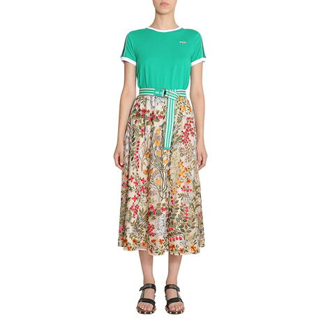 Valentino/华伦天奴 女士新款时尚T恤长裙搭配短袖商品大图