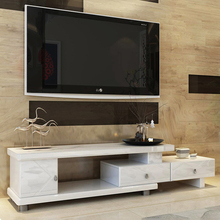 可伸缩钢化玻璃电视柜 烤漆电视机柜 现代简约落地柜