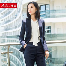 韩版时尚小西装女装套装修身工作服马甲三件套秋季新款职业装外套图片