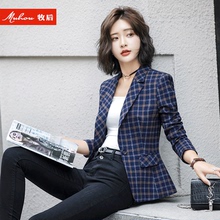 时尚休闲小西装女秋季新款韩版修身女装西服外套职业装个性ol气质图片