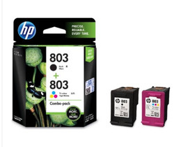 惠普HPdeskjet2132（F5S41D）喷墨一体机803墨盒黑彩色添加墨水