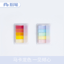 粉笔出品 便利贴标签贴便签贴纸指示分类索引贴小条书贴书签马卡龙色哑光表面 粉笔倾心炫彩指示贴五色1盒五色共100张 两个5.8元
