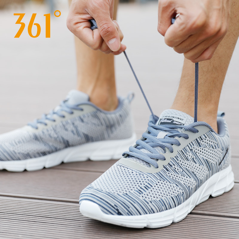 361 Sports Shoes Men's Shoe 2019 Autumn New 361 Degree Official Authentic Student Mesh Breathable Casual Running Shoe