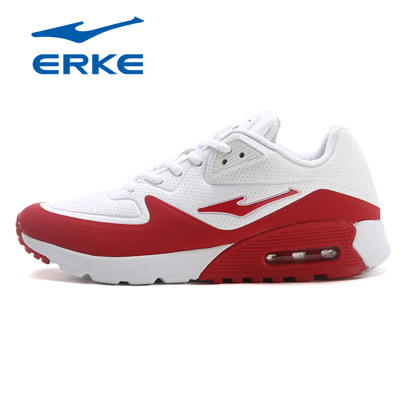 ERKE Women's Shoes Red Star Erke Running Shoes Red Star Erke Leisure Fashion Women's Air Cushion Shoes Korean Version Comfortable