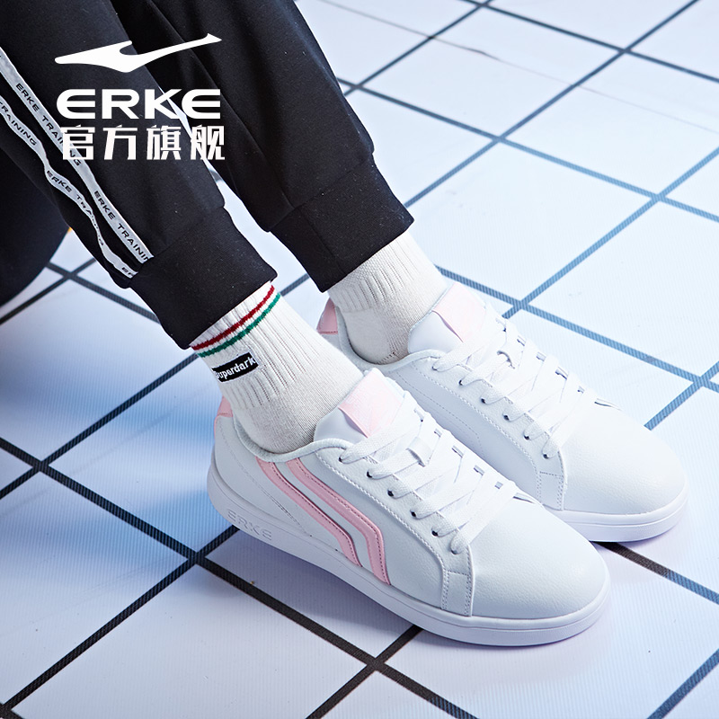 ERKE Women's Shoes Casual Board Shoes 2019 New Anti slip Wear resistant Fashion Light Women's Casual Running Sneakers