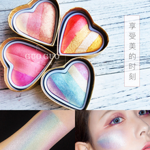 Revolution Unicorns独角兽五色彩虹高光心形腮红胭脂 英国Makeup
