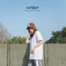 百搭秋天上衣打底衫 体恤 t恤女纯棉宽松韩版 2018新款 纯色白色短袖