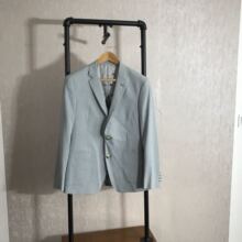 修身 千鸟格西服外套柏俅钚菹械ノ髯柏品牌剪标 薄款 男士 太亏了18新款