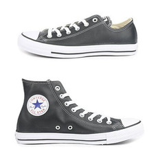 Converse 132174 匡威黑色高帮牛皮132170 专柜正品 质感荔枝皮