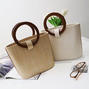 简约复古圆环手提包