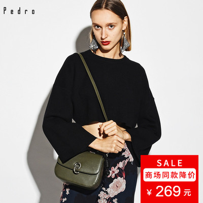 PEDRO 女士绳结装饰金属圆环单肩包 PW2-55210004