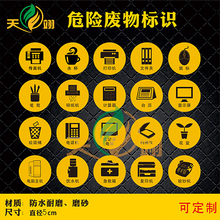 6S管理物品桌面定位贴定置标识标志标签5S定位贴5cm蓝黄绿8S
