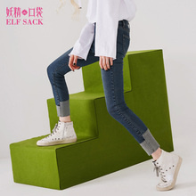妖精的口袋旗舰店秋装2018新款韩版修身显瘦水洗ins牛仔裤女图片