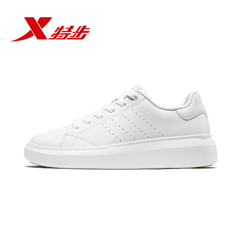 Special Step Board Shoes Women's Spring Leather Top Board Shoes Small White Shoes Thick Sole Comfortable Women's Shoes Casual Shoes Sports Shoes Classic Board Shoes