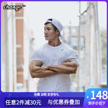 t恤 吸汗透气紧身健身衣肌肉服原创套装 changepro速干运动短袖