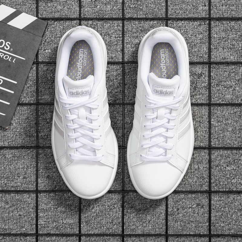 Adidas/Adidas Women's Shoes 2019 New Genuine NEO Sports Casual Shoes Low Top Board Shoes Women's Little White Shoes