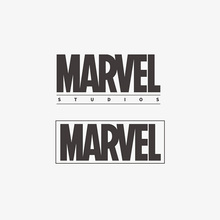 Marvel漫威标志黑色logo英雄复仇者联盟文艺男女欧美英雄纹身贴