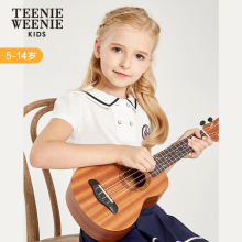 TeenieWeenie Kids小熊童装女童短袖T恤2019夏儿童上衣TKRA93752A