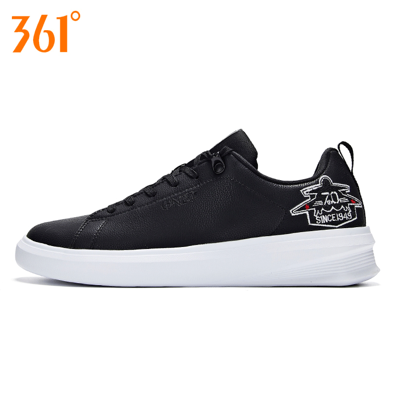 361 men's shoes, sports shoes, 2019 winter 361 degree anti slip young student low top casual board shoes 571946622