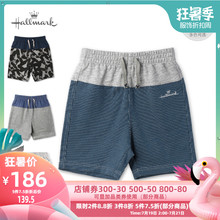 Hallmark贺曼男童春夏棉质休闲及膝短裤子