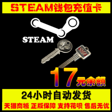 Steam钱包充值码卡80台币17元16元余额开箱钥匙 24小时自动发货