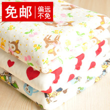 卡通印花针织夹棉布料 面料 16.8元 半米 秋衣保暖衣婴儿宝宝服装