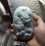 电脑数控机器加工翡翠a货翡翠玉石加工雕刻来料加工玉石机雕
