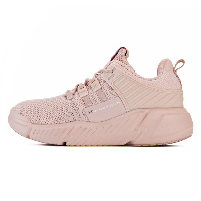 361 degree women's shoes, sports shoes, 2019 spring new 361 knitted breathable lightweight casual shoes, women's running shoes