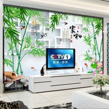 饰影视墙客厅中式3d5d山水画墙纸电视背景墙壁画 电视背景墙壁纸装