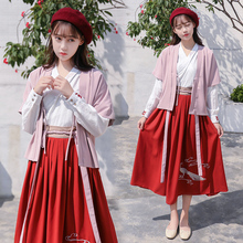 中国风女装改良旗袍唐装复古风汉服毛呢冬装外套大衣日常抖音秋装图片