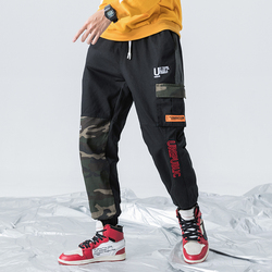 新款学生帅气男休闲工装裤A21P花KM公子男装森馬官方旗舰店铺官网