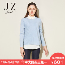 JUZUI/玖姿奥莱旗舰店2018冬装新款女纯色时尚毛衫图片